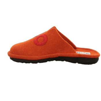 Mule en feutre orange classique grande taille femme Westland