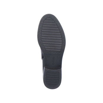 Boots classique noir en cuir à lacets en Grande taille femme chez Remonte