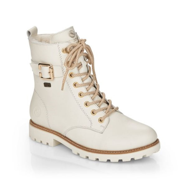 Bottines à Lacets Remonte Pour Femme - Taille 39 EU, Cuir Noir - Occasion Très Bon état