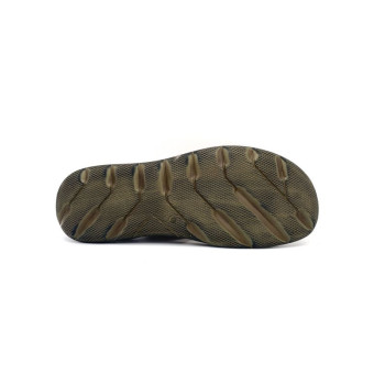 Mule entre-doigt en cuir marron Grande taille homme Josef Seibel