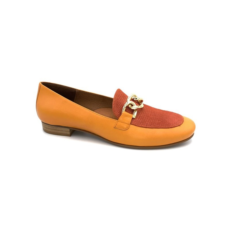 mocassin boucle maille sucre