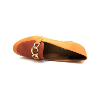 mocassin boucle maille sucre