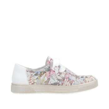 Basket basse mode fleurie|Grande taille femme|Remonte