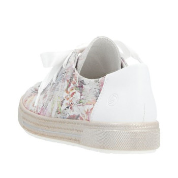 Basket basse mode fleurie|Grande taille femme|Remonte