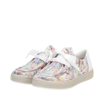 Basket basse mode fleurie|Grande taille femme|Remonte