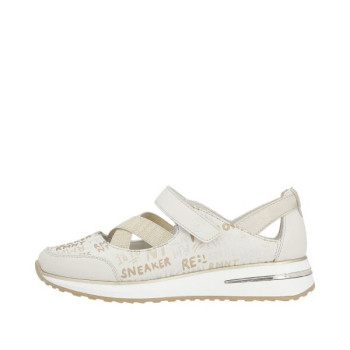 Ballerine compensée en cuir beige|Grande taille femme|