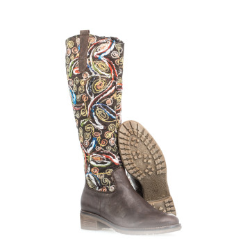 botte broderie mollet m