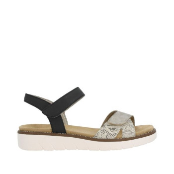Sandale réglable avec velcros|Grande taille femme|Remonte