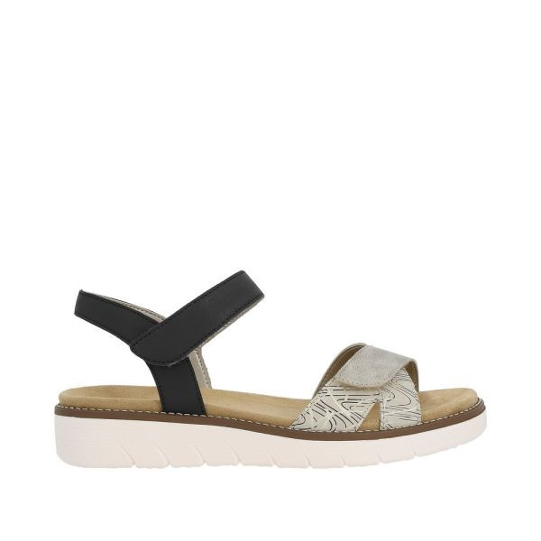Sandale réglable avec velcros|Grande taille femme|Remonte