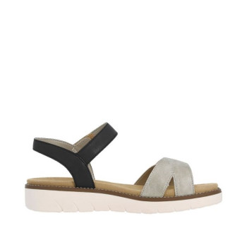 Sandale réglable avec velcros|Grande taille femme|Remonte
