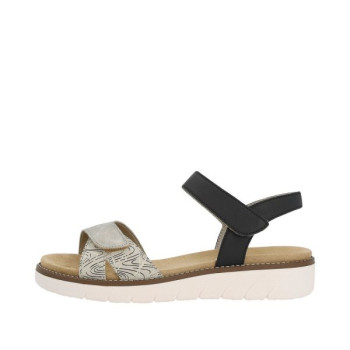 Sandale réglable avec velcros|Grande taille femme|Remonte