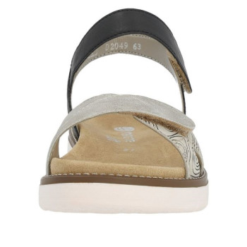 Sandale réglable avec velcros|Grande taille femme|Remonte