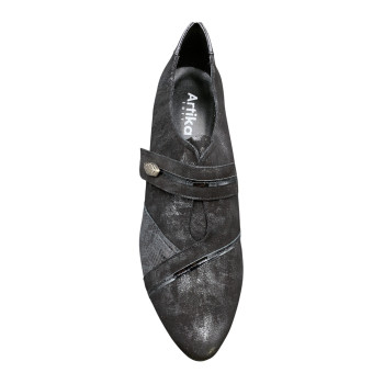 mocassin talon velcro