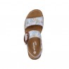 sandale 2 velcro semelle amovible d6853