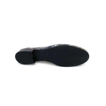 Mocassin nubuck multicolor en grande taille femme de la marque Folie's