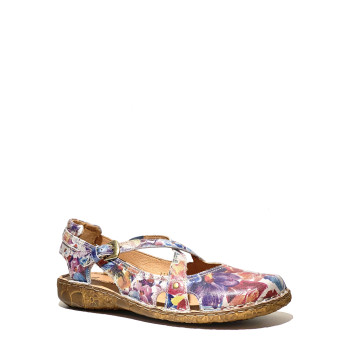 ballerine sport arrière ouvert multicolore grande taille femme Josef Seibel