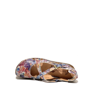 ballerine sport arrière ouvert multicolore grande taille femme Josef Seibel