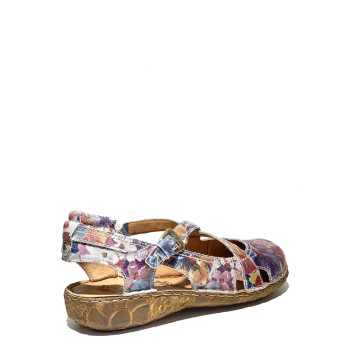 ballerine sport arrière ouvert multicolore grande taille femme Josef Seibel