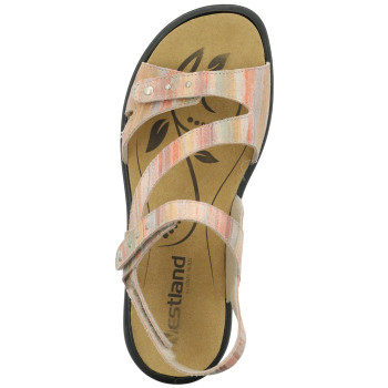 Sandale à velcro en cuir multi grande taille femme Westland