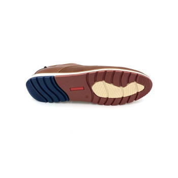 derby habillé en cuir cognac grande taille homme Pikolinos