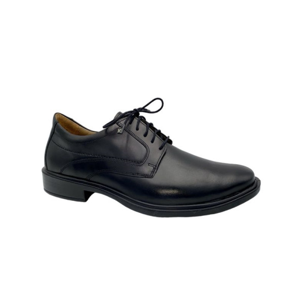 Derby de ville en cuir noir|Grande taille homme|Jomos