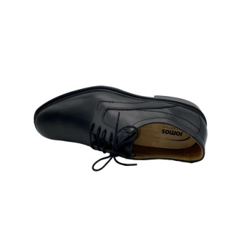 Derby de ville en cuir noir|Grande taille homme|Jomos
